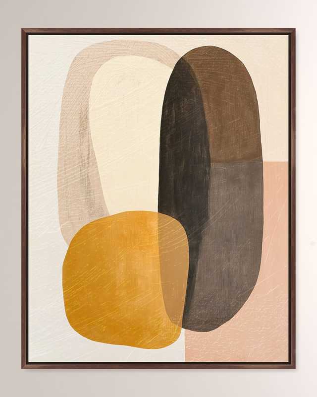 "Curves of Solitude" Framed Giclee on Canvas